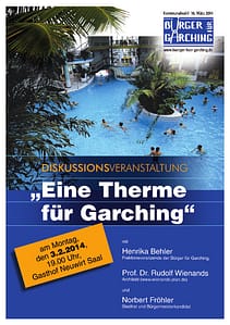 BfG-Plakat 2014 - DISKUSSION - THERME -